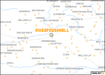 map of Pike of Rush Hall