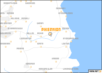 map of Pikérmion