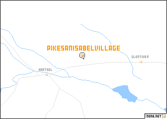 map of Pike-San Isabel Village