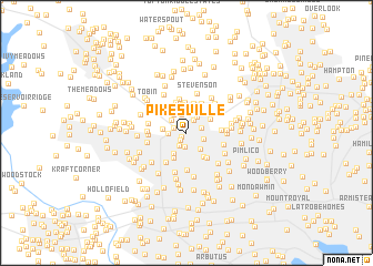 map of Pikesville