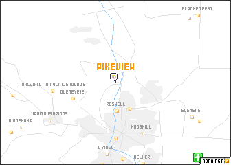 map of Pikeview