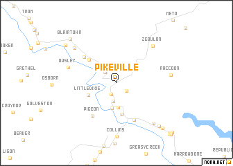 map of Pikeville