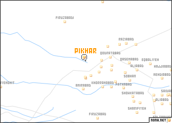 map of Pīkhār