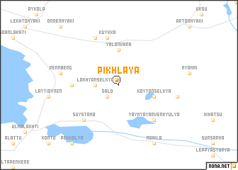 map of Pikhlaya