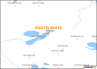 map of Pikhtalakhta