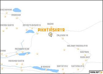 map of Pikhtinskaya