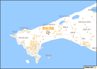 map of Pikine