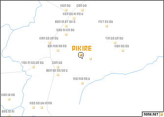 map of Pikire