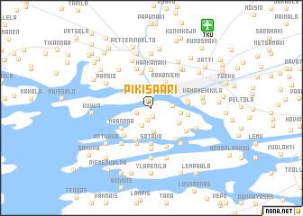 map of Pikisaari