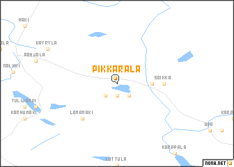 map of Pikkarala