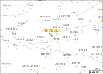 map of Pikk-küla