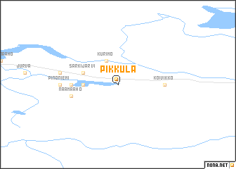 map of Pikkula