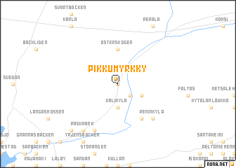 map of Pikku-Myrkky