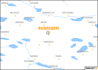 map of Pikonkorpi