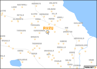 map of Pikru