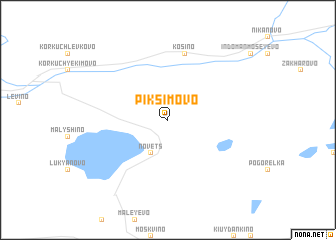 map of Piksimovo