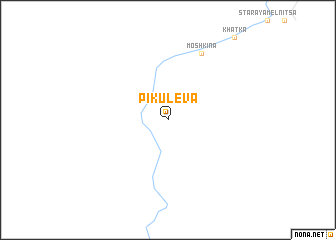 map of Pikuleva