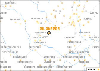 map of Piladeros