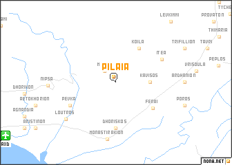 map of Pilaía