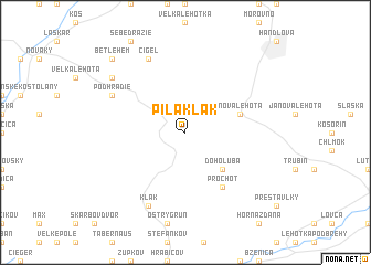 map of Píla Kľak