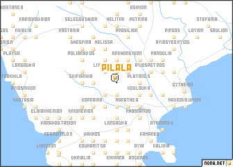 map of Pilála