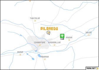 map of Pīlamedu