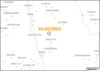 map of Pilancones