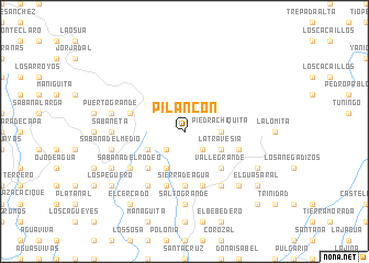 map of Pilancón