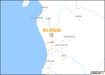 map of Pilandoc