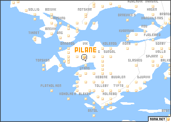 map of Pilane