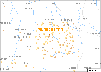 map of Pilang Wetan