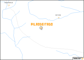 map of Pilão Deitado