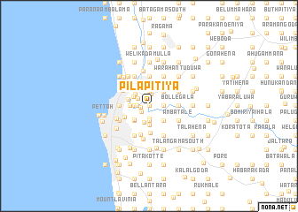 map of Pilapitiya