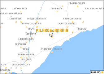 map of Pilar de Jaravía