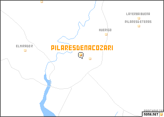 map of Pilares de Nacozari
