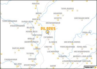 map of Pilares