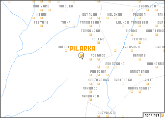 map of Pilarka