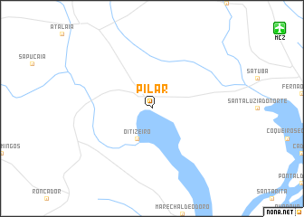 map of Pilar