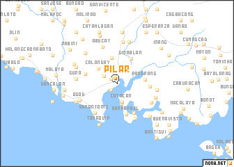 Pilar (Philippines) map - nona.net