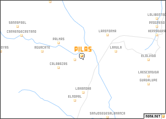 map of Pilas