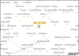 map of Piłatka