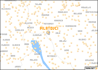 map of Pilatovci