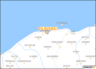 map of Pilavdağı