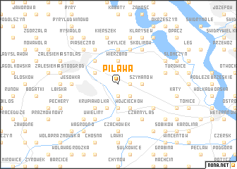 map of Pilawa