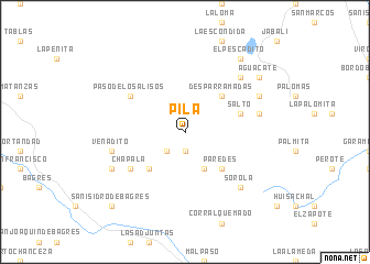 map of Pila