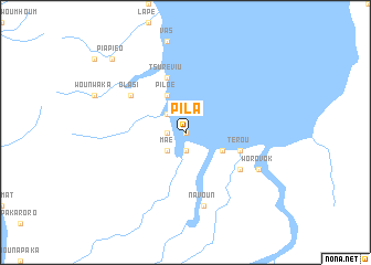 map of Pila