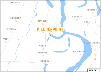map of Pilcher Point