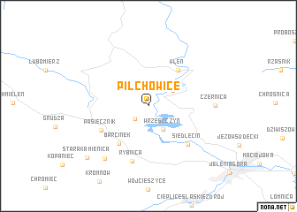 map of Pilchowice