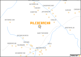 map of Pilcocancha
