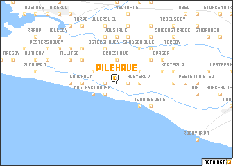 map of Pilehave